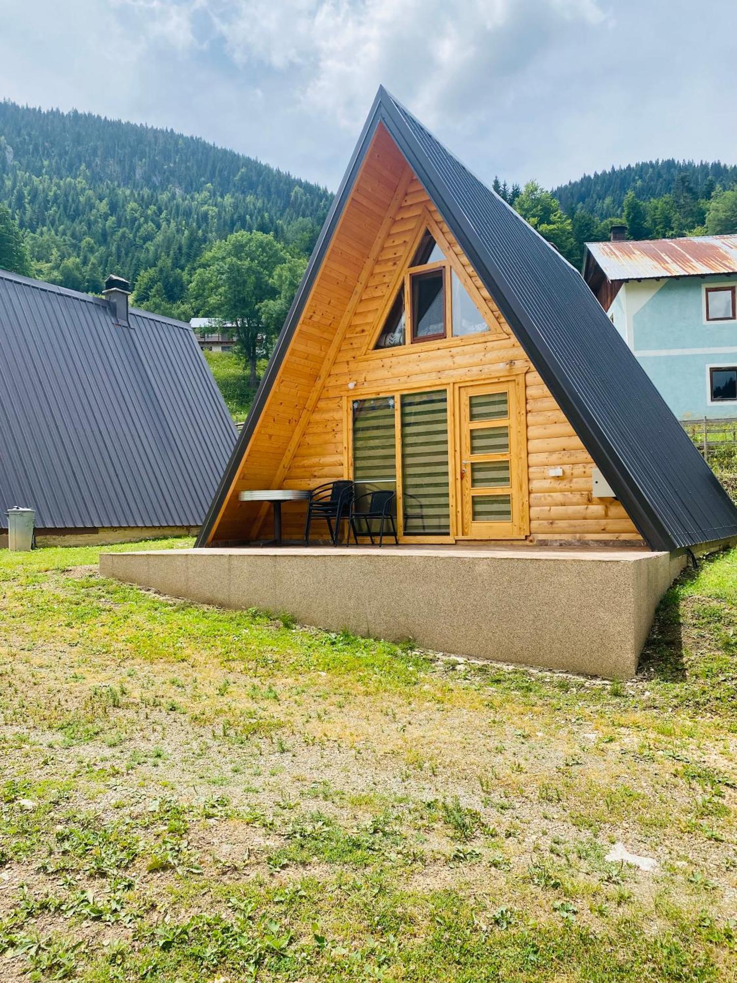 Willa cozy A-frame -House, 55qm, big balcony Boge Zewnętrze zdjęcie